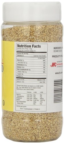 J-BASKET Sesame Seeds, White, 8-Ounce (Pack of 4) - Thumbnail 2
