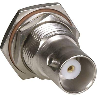 TE Connectivity 5225398-7 RF Connector, Coaxial Str, BNC Jack Female Socket, 50 Ohm Dual Crimp 174 & 188 RG/U Military Grade