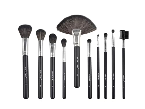 Macrilan Kit Com 10 Pincéis Para Maquiagem - Kp9-1B