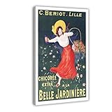 XYSWDD C. Beriot, Lille, Chicoree Extra A La Belle Jardiniere Vintage-Poster, Leinwandkunst, Wanddekoration, Poster, Zuhause, Bar, Restaurant, Garage, Café, Geschenk, 20 x 30 cm