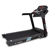 🚩 ENTRENAMIENTO CÓMODO Y SEGURO: Una superficie mayor siempre proporciona más comodidad, especialmente a la hora de correr. Una banda larga permite una zancada larga y cómoda, ideal para alcanzar grandes velocidades, mientras que la anchura facilita un espacio amplio sobre el que pisar. La i.Magna RC dispone de 155x55 cm, ya en los estándares de máquinas para gimnasios. 🔴 La amortiguación SmartKonik+Flex System proporciona una amortiguación suave y silenciosa, aumentando confort y prevención
