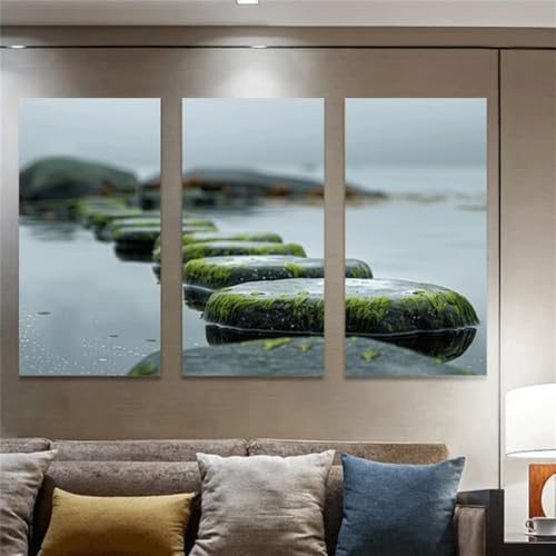 Broderie diamant 3 pièces pour adulte | Kit complet diamond painting 5d cristal 30x60