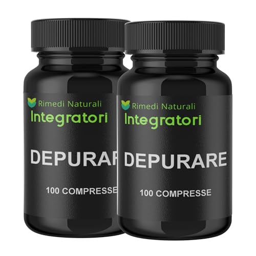 Depurare 200 Compresse - Cardo Mariano 80% Silimarina Tarassaco 20% Inulina Carciofo 2,5% Cinarina Colina e Inositolo - Detox Drenante Detossificante