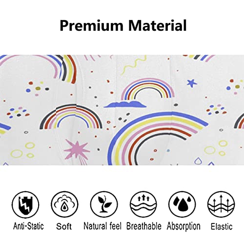 Bóxer para hombre cómodo estilo casual con estrellas y nubes Vnurnrn pack de 2 5