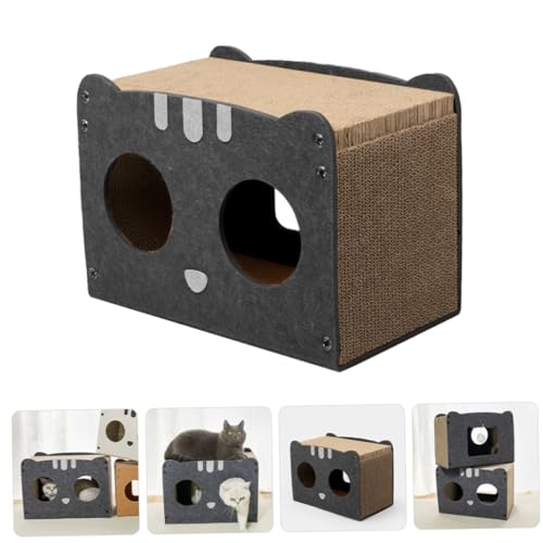 DRESSOOS Arranhador De Gato Areia Para Gatos Casa Para Gatos Esconderijo De Arranhador De Gato Casin