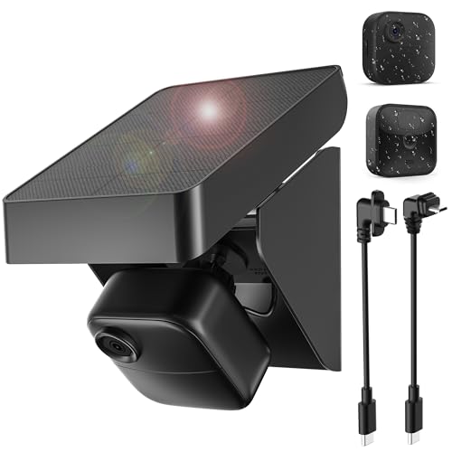 Solar Panel for Blink Outdoor 2K+/4(4th Gen)/(3rd Gen) XT3 and XT2/XT Camera Solar Panel Charger Mount for Blink Camera with Built-in Battery Waterproof Adjustable Angle(Camera not Included)