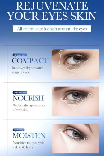 BRISENCE - Parches de Ojos con Colágeno y Ácido Hialurónico – Antiojeras, Antibolsas e Hidratantes | Mascarillas de Gel para Contorno de Ojos y Fatiga Ocular – 60 Piezas - imagen 6