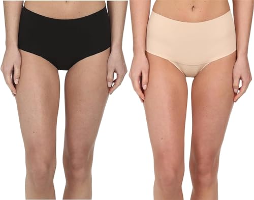 Underwear Spanx L culotte invisible gainante shorty noir et nude confortable
