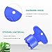 Mudder 5 Pieces Faucet Aerator Key Blue Removal Wrench Tool with 5 Sizes M16.5, 18.5, 21.5, 22.5, 24 Recessed Aerator Key Sink Wrenches for Cache Faucet