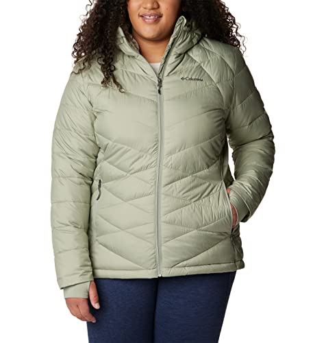 Image of Columbia Women's Omni-Heat Reflective Heavenly Hooded Hiking & Trekking Down Standard Length Jacket