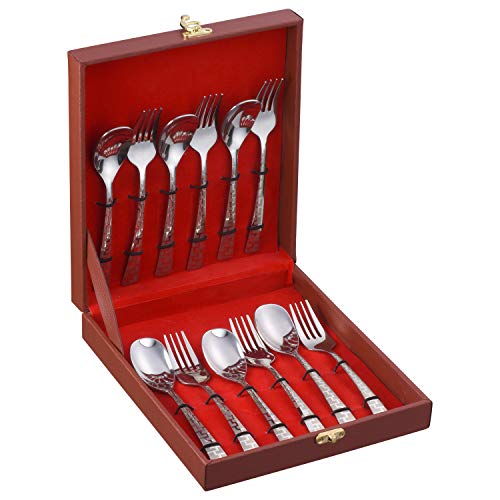 Image of Sanjeev Kapoor 12 pc Cutlery Set, 6 Knife & 6 Fork