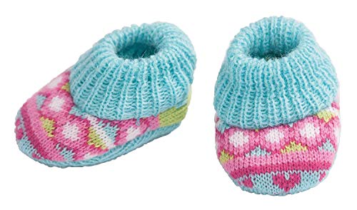 Heless 1647 - Strickschuhe für Puppen, Größe 28 - 35 cm