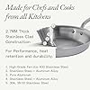 Made In Cookware | 3-Piece (Includes 8",10",12") Stainless Frying Pan Set | 5 Ply Stainless Clad | Professional Cookware | Crafted in Italy | Induction Compatible #1