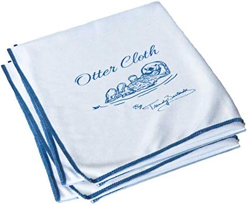 Trendy Bartender Microfiber Glass Polishing Cloth (2 Pack) – 25x20 inch – Premium Quality Lint-Free Cleaning Cloth for Stemware, Windows, – Bar Towel for Streakfree Results (White)