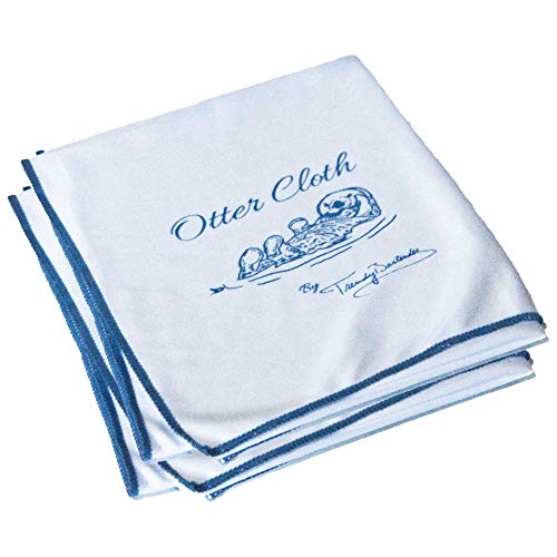 Trendy Bartender Microfiber Glass Polishing Cloth (2 Pack) – 25X20 Inch – Premium Quality Lint-Free Cleaning Cloth For Stemware, Windows, – Bar Towel For Streakfree Results (White) #TOP1