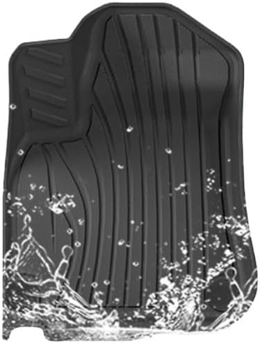 Compatible with Cayenne 2019-2024 TPE Floor Mats Carpets All Weather Anti-Slip WP Trunk Cargo Liner(Rear seat pad)