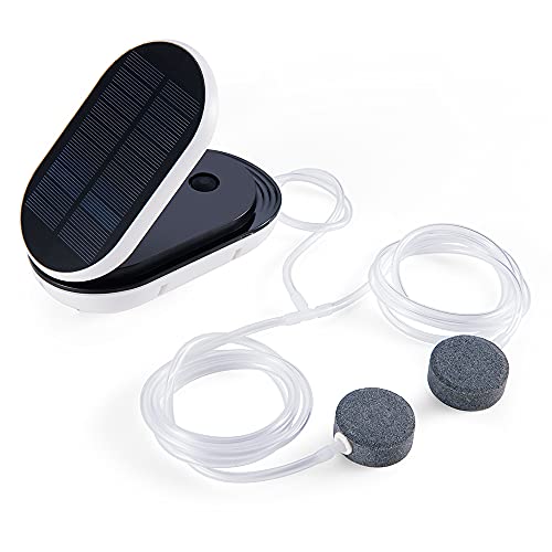 YIWEOG Mini Solar Sauerstoffpumpe für Aquarien