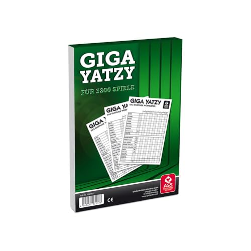 Ass Altenburger 22517117 - Blocco per Gioco di Dadi Yahtzee [Importato dalla Germania]