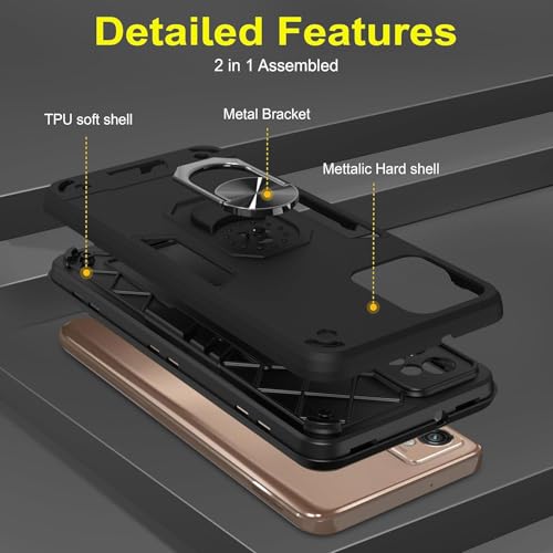 Image of NDCOM for Moto G32 Cover - Premium Motorola G32 Back Cover, Enhance Your Device with Our Moto G32 Back Cover Ring Holder Case