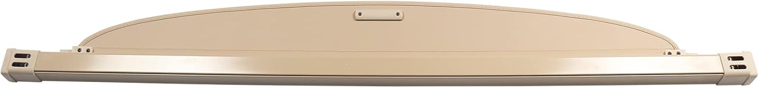 Tonneau Cover Compatible with 2012-2015 Mercedes-Benz ML Class ML350 GLE, Beige Vinyl+Aluminum Rod Cargo Cover Retractable Shielding Shade Luggage Security Shield 1PC By IKON MOTORSPORTS, 2013 2014
