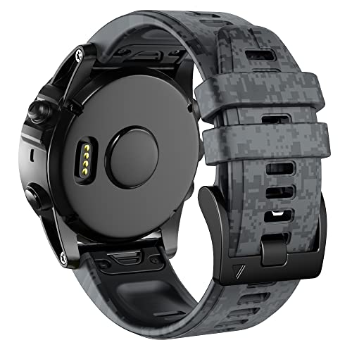 Bracelet silicone GUMMMY anti irritation pour montre Garmin Fenix 5 6