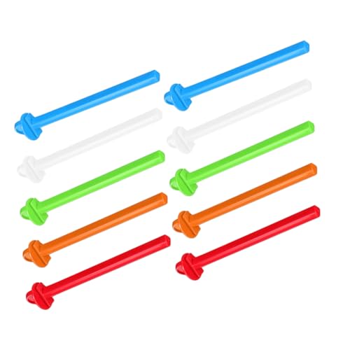 Yardwe 20piezas Soportes para Posaderos De Plástico para Pájaros Perchas para Jaulas con Descanso para Patas Rascadores para Uñas Accesorios para Jaulas De Periquitos Canarios Cacatúas y