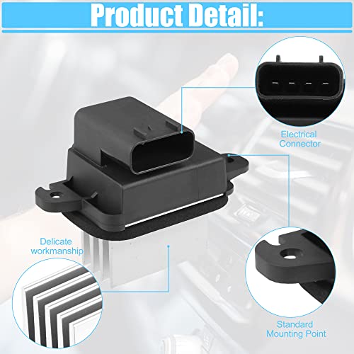 Image of ACROPIX HVAC Blower Motor Resistor AC Blower Control 27151-ZW00A VP5NEH-19E624-AA Fit for Nissan Armada 2010-2015 - Pack of 1 Black