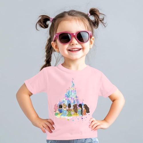 Image of Magical Shirt for Girl: Magic Kingdom Prinecess Tshirt Princess Shirts Youth Girls Cute Family Vacation Trip Tee