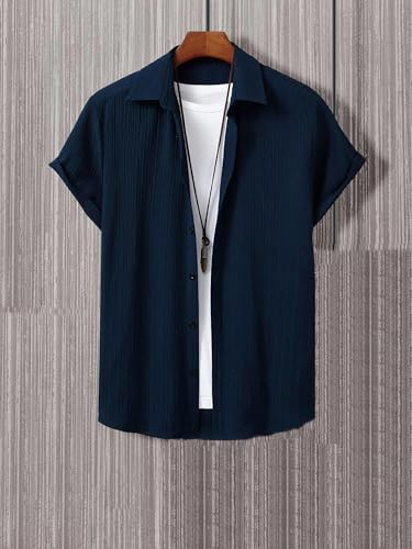 Image of Lymio Stylish Casual Regular Fit Shirt for Men|| Men Regular Fit Shirt (Available in Combo Packs) (S-Kent-)