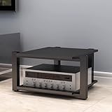 Design épuré : Meuble Rack Audio, à la structure non traditionnelle, nécessite un montage soi-même. Alliant esthétique et fonctionnalité, il présente une grande capacité de charge et une excellente praticité.