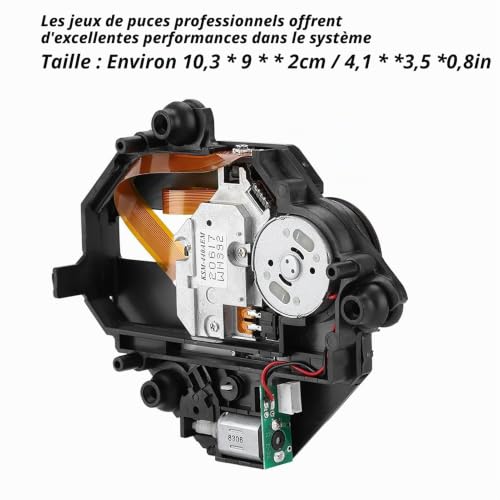 EIMSOAH Lentille de Remplacement pour PS1 KSM-440AEM, Résistance à l'usure, PS1 Disc Drive, Replacement, Remplacement de l'ancienne lentille ou de la lentille cassée – vue 6