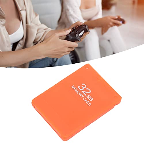Vbestlife Cartão de memória de 32 MB para Playstation 2, cartão de memória portátil de alta velocida