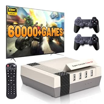Amazon.com: Kinhank Super Console Cube X3 Retro Game Console with 60000 ...