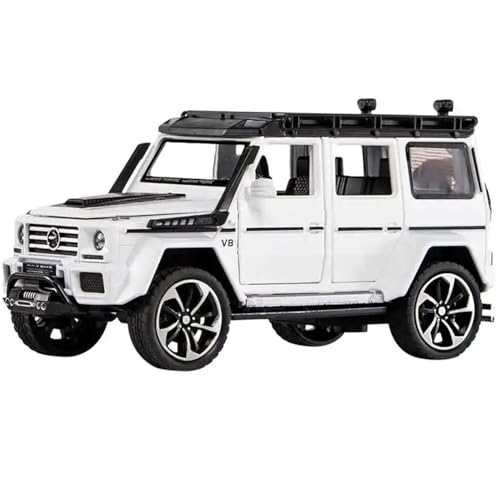 Image of 1:32 Scale BRABBUS G550 Toy Car | Metal Pullback Diecast Car for Kids with Openable Doors, Sound, Light Effects Toy for Car Enthusiasts (Color As Per Available)