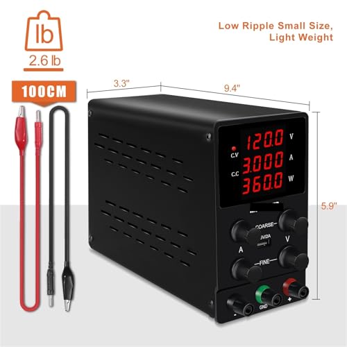 Alimentation laboratoire variable CC régulateur tension à découpage anodisation - 4