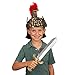 Tigerdoe Roman Soldier - Helmet & Sword - Gladiator Costume - Spartan Costume - Costumes for Kids & Adults - 2 Pc Set (2 pc roman helmet and sword)
