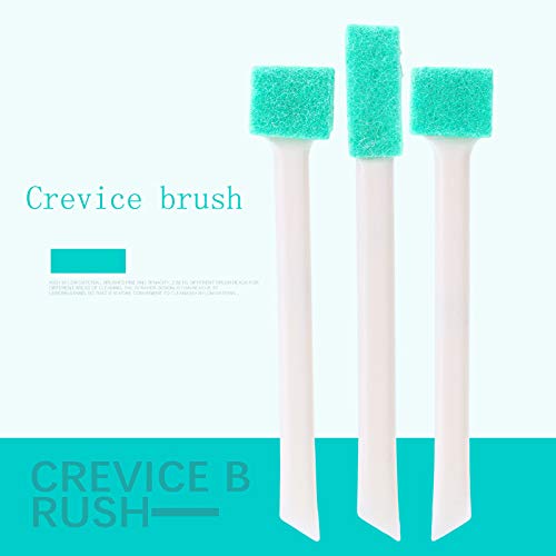 Disposable Crevice Cleaning Brushes For Toilet Corner Brush Skinny Gap Cleaner Scrub For Window Groove,Door Track, Keyboard,Detail Cleansing Brushes For Kitchen Stove Etc (Abs Brush 3Set) #TOP7