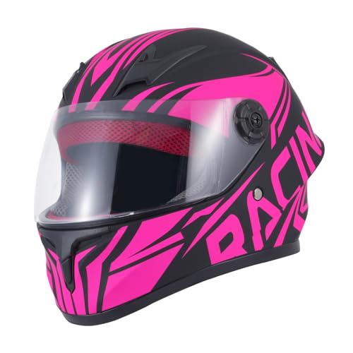 TTMiku Kids Full Face Motorcycle Helmet, Child Go-Kart Dirtbike ATV