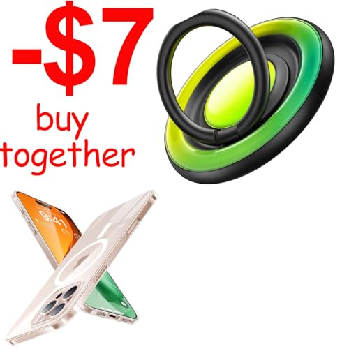 TORRAS Magnetic Case & Magnetic Phone Grip Ring Holder Kickstand
