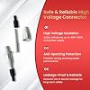 MCWlaser Set of 2 High Voltage Wire Connector Between CO2 Power Supply and CO2 Laser Tube for Laser Cutting Machine high Voltage Head