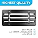 Front Bumper License Plate Bracket for Buick 2000-2023, Plate Holder Set w 6 Unique Screw Bolts & Wrench Kit, License Tag Mounting Kit, Quality Plate Holders, Premium Car & Truck Accessories