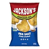 Jackson's Classic Potato Kettle Chips, Sea Salt, Avocado Oil (7oz, 6ct)
