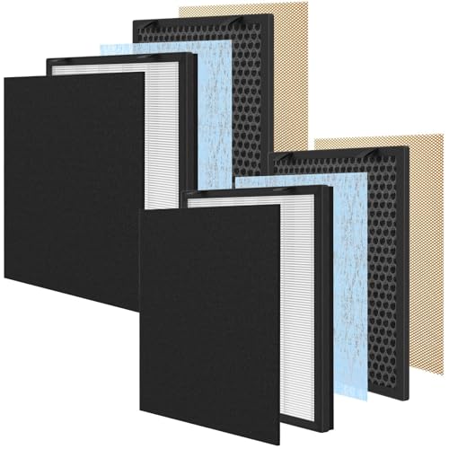 2 Packs 718 630 Replacement Filter Compatible with Okaysou (OKSOU) Apollo 630 S630 / Apollo 718 Air Cleaner Purifier with 5 Stages Filtration of H13 True HEPA and Activated Carbon Filters