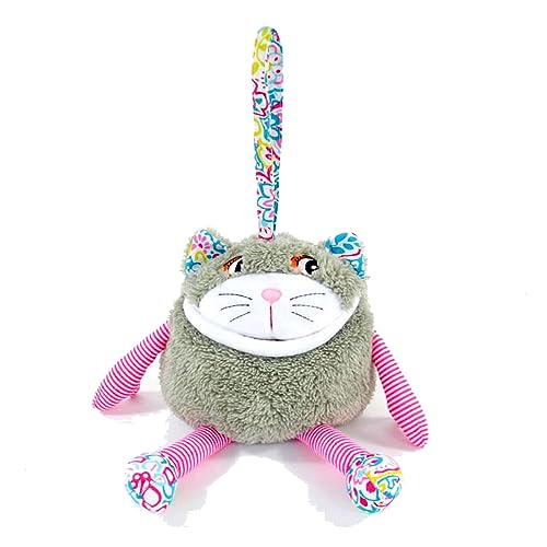 Kögler Beutelinos Katze Plüschtasche Plüschtier Kuscheltier Kindertasche 25 X 20 Cm Grau