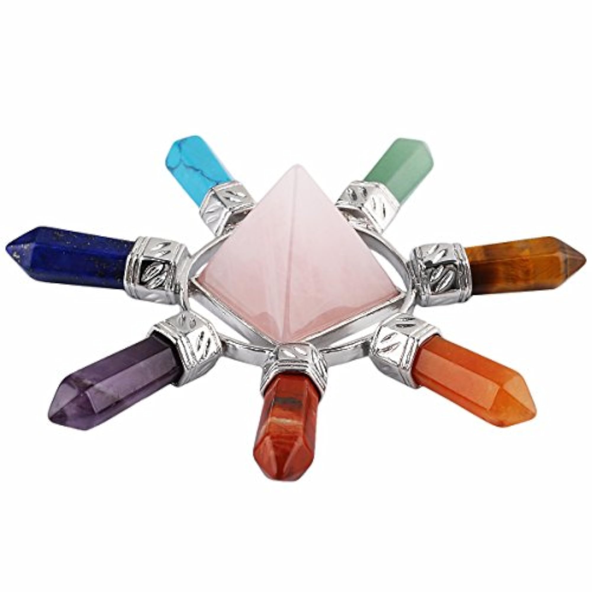 Healing Crystal Kit with 7 Chakra Points & Bracelet Set