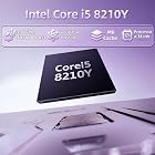 Foto di PC Portatile 16 Pollici con Core i5-8210Y CPU, Notebook Win 11 16GB RAM 512GB SSD, Laptop 1200P FHD con Tastiera Retroilluminata e Tastierino Numerico, Mini-HDMI USB3.0 Type-C Webcan WIFI5 5800Mah