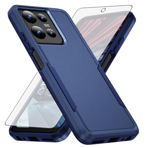 Coque Motorola Moto G 5G 2025 avec protection écran verre bleu