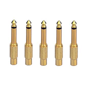 Adattatori Jack 6.3mm Placcati Oro 6 Pz | Convertitore Maschio/Femmina | Per Cuffie E Strumenti Musicali - Foto 8