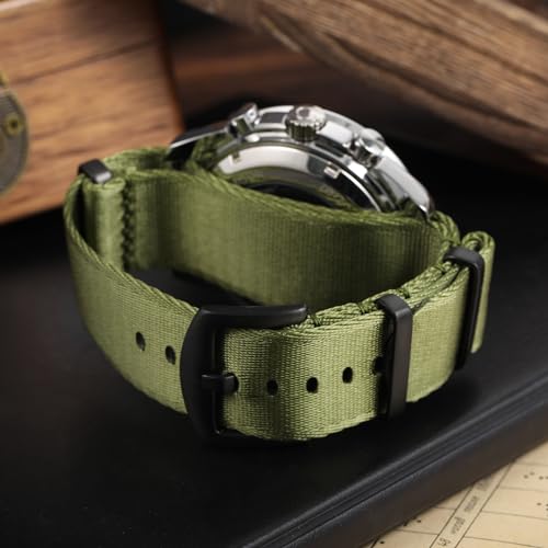Image of watchdives Nylon Watch Band 20mm 22mm Multicolor Replacement Watch Straps for Men Women