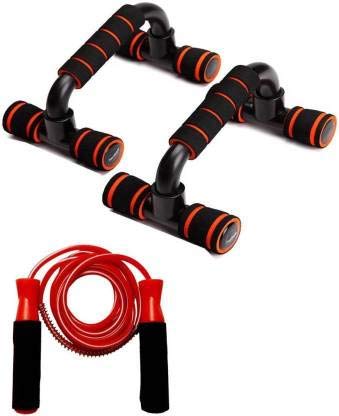 RSN Skipping Rope with Pushup Bar Combo for Men Women Kids Girls, Pushup stand, Hand grips, Pushup stand, Weight Loss, Adult, Fitness, Exercise, Workout Skipping Rope (B09PF7NVSZ) Amazon Price History, Amazon Price Tracker